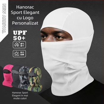 Mască facială pentru ciclism, material poliester-spandex, logo OEM personalizabil, unisex (Material: poliester/spandex; Logo OEM; Unisex)
