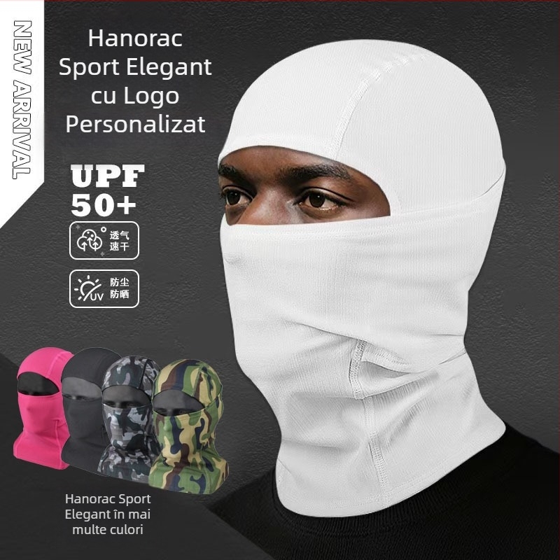 Mască facială pentru ciclism, material poliester-spandex, logo OEM personalizabil, unisex (Material: poliester/spandex; Logo OEM; Unisex)