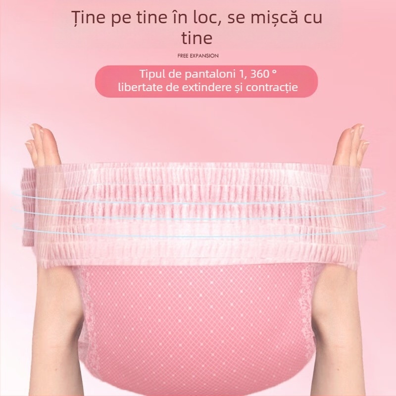 Scutece pentru pisici și câini, bază respirabilă, nucleu polimer, bandă elastică – pachet de 10