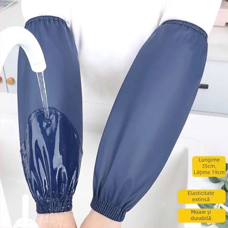 Mâneci de protecție din piele PU pentru bucătărie, impermeabile și rezistente la ulei, pentru adulți, stil modern minimalist