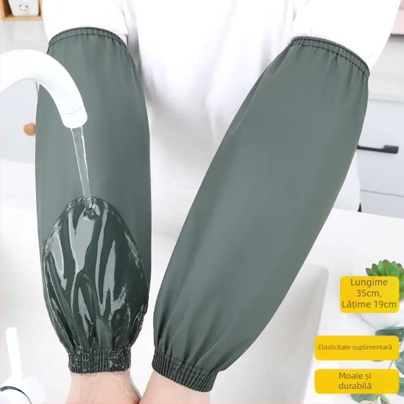 Mâneci de protecție din piele PU pentru bucătărie, impermeabile și rezistente la ulei, pentru adulți, stil modern minimalist