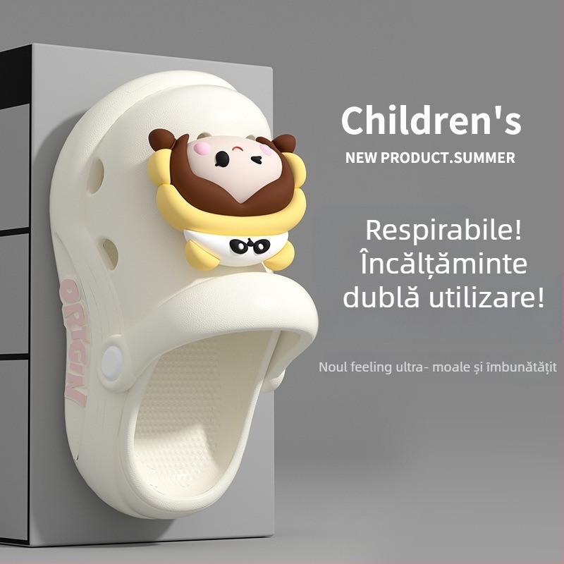 Sandale EVA pentru copii unisex - ușoare, respirante, fără căptușeală, 4–16 ani, primăvara 2025