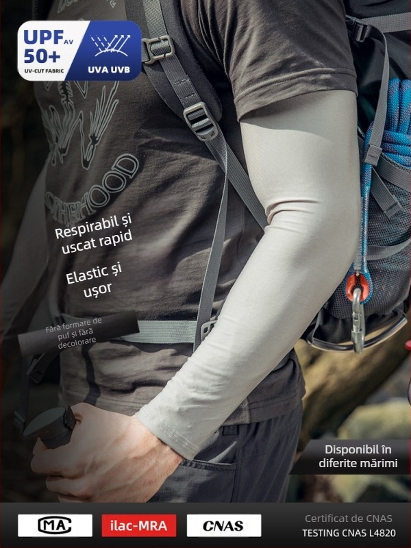 Manșete UV din nailon pentru braț, croială lejeră, țesătură ice silk, conținut 81-95% nailon, primăvara 2023