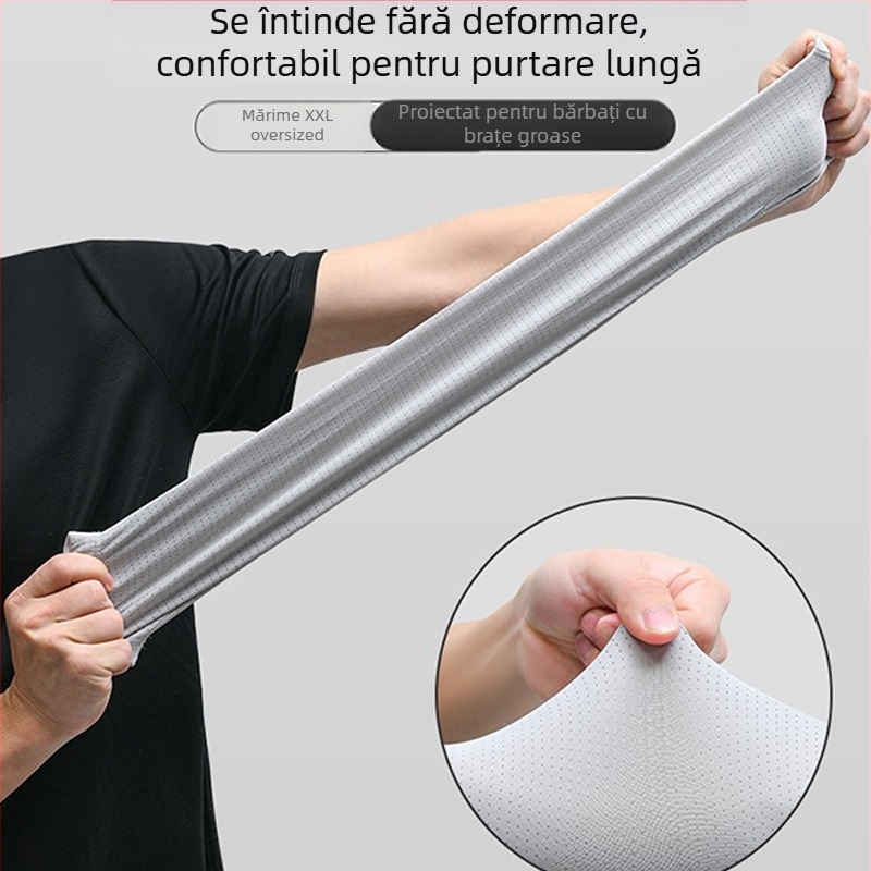 Manșete UV din nailon pentru braț, croială lejeră, țesătură ice silk, conținut 81-95% nailon, primăvara 2023