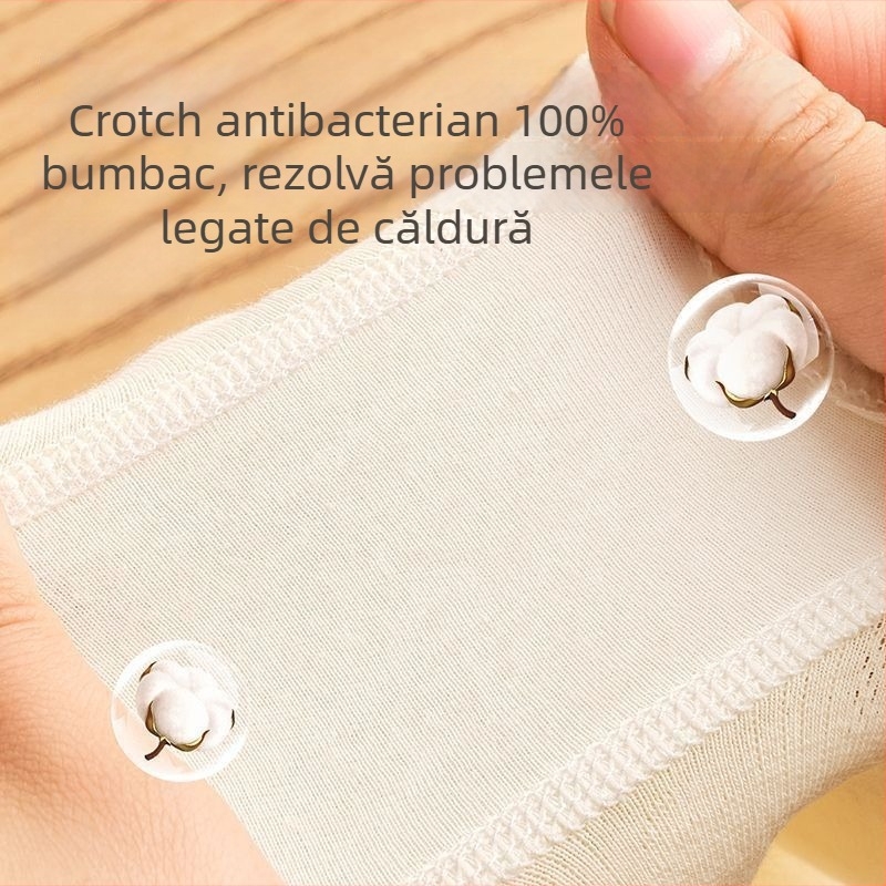 Set de 4 piese lenjerie pentru copii, 95% bumbac, Clasa A, fete, Cod 3008