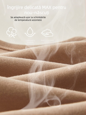 Set de pijamale pentru copii, din bumbac 100%, unisex, pentru vârsta 1-3 ani, toamnă