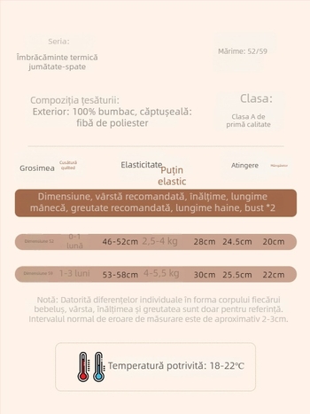 Bluza de bebeluți din bumbac pentru toamnă-iarnă, 100% bumbac, unisex, guler rotund, fără glugă, pentru nou-născuți