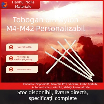 Haohui Șurub din nylon, ax cu filet complet, izolat, capăt dublu, GB/T17587.3-2018