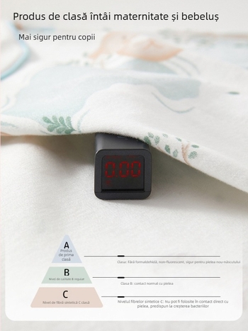 Top pentru nou-născuți din bumbac, design cu spate parțial deschis, guler rotund, 100% bumbac, primăvară-toamnă, 0–12 luni