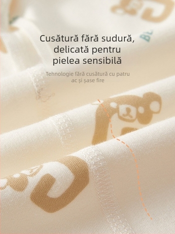 Top pentru nou-născuți, 100% bumbac, guler rotund, unisex, primăvară-toamnă