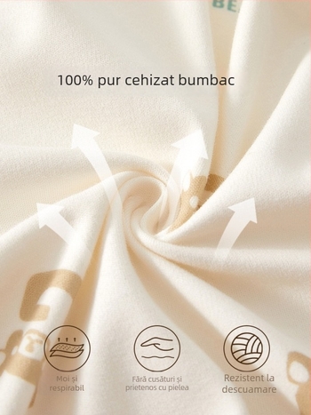 Top pentru nou-născuți, 100% bumbac, guler rotund, unisex, primăvară-toamnă