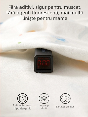 Top din bumbac pentru nou-născuți – guler rotund, fără glugă, 100% bumbac, Clasa A, tratament moale, primăvară-toamnă