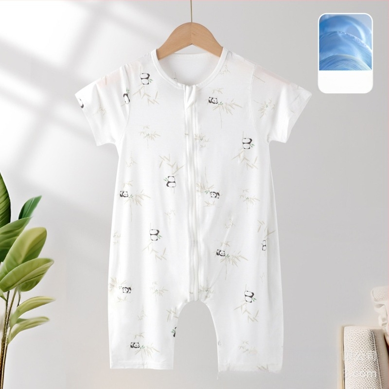 Sac de dormit pentru copii vară – model desen animat, material fibre regenerabile, căptușeală din fibre chimice, fermoar nylon, pentru vârsta 0-3 ani.