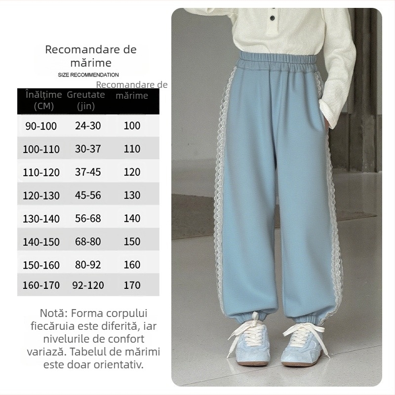 Tricou pentru fete, stil coreean, 100% bumbac, mâneci lungi, guler rotund, primăvară/toamnă