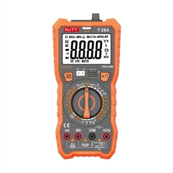 Multimetru digital DT28A6000 — ediție personalizabilă, portabil, utilizare profesională; capacitate până la 100 mF; tensiune DC până la 1000 V; tensiune AC până la 750 V; curent DC până la 20 A; curent AC până la 20 A