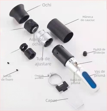 Refraktometru portabil - Analizor online pentru calitatea apei cu detectare a metalelor grele, Model Accesorii, Nr. articol ltao671342354341