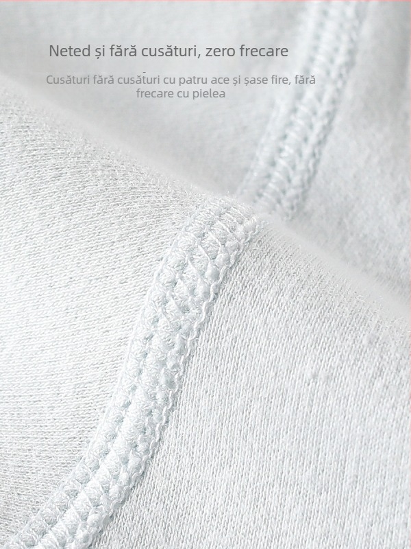 Set de bază din bumbac pentru bebeluși (sus și jos), 100% bumbac, antibacterian, unisex, pentru nou-născuți