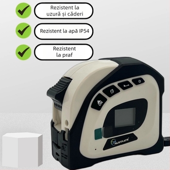 FASTRATE FRT-LTM-B Distanță de măsurare cu laser – infraroșu, 2 în 1, ruletă electronică
