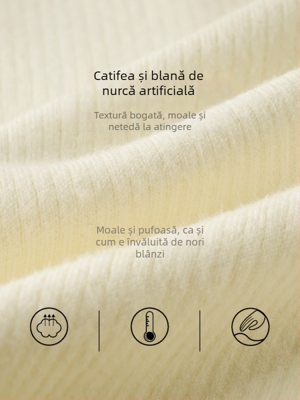 Pulover pentru copii stil coreean Nylon/Poliamid Pulover cu guler rotund