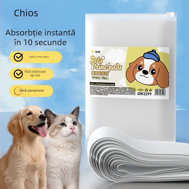 Seven Oh urină pentru animale de companie, din material nețesut, absorbante, 50 bucăți