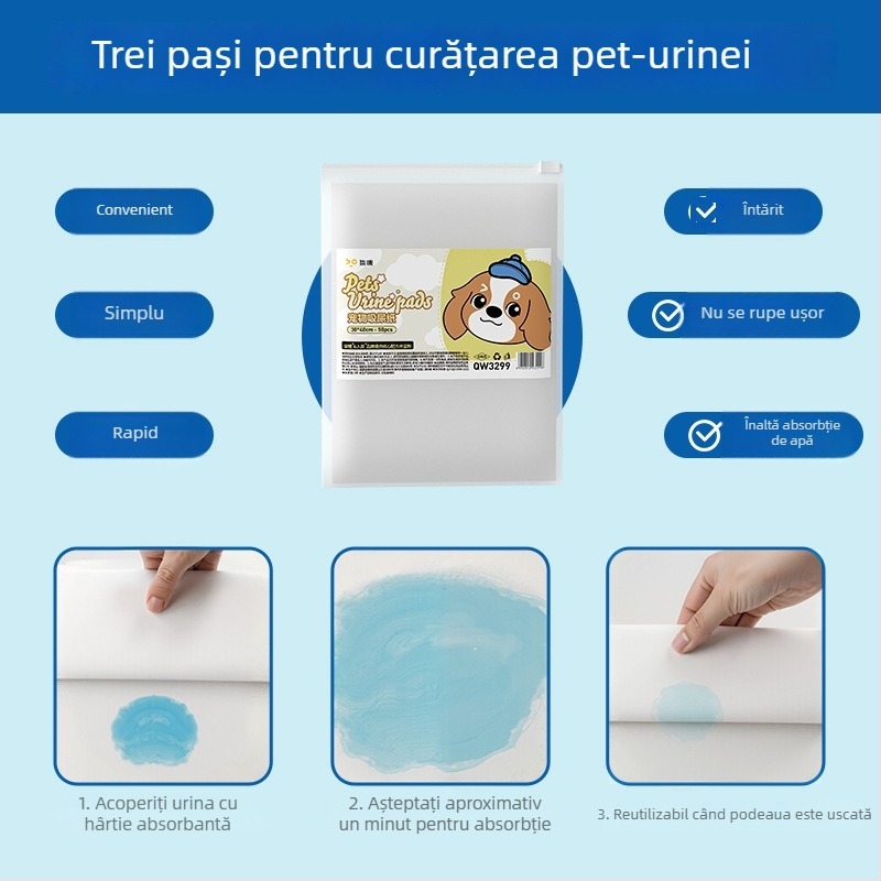 Seven Oh urină pentru animale de companie, din material nețesut, absorbante, 50 bucăți