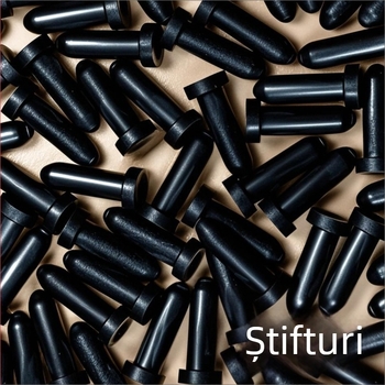 Pernă de Picior Tip Latch, Pad Plastic pentru Șasiu, Pernițe Moi din Cauciuc pentru Mașină — Antiderapant, Rezistent la Șocuri, Izolat, Plug-In