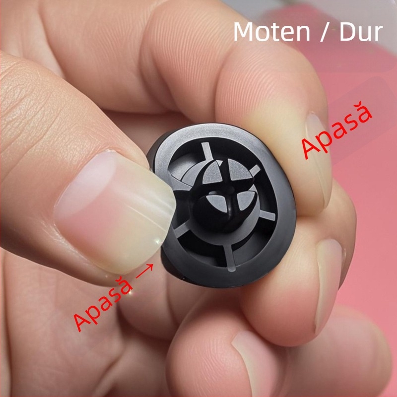 Pernă de Picior Tip Latch, Pad Plastic pentru Șasiu, Pernițe Moi din Cauciuc pentru Mașină — Antiderapant, Rezistent la Șocuri, Izolat, Plug-In