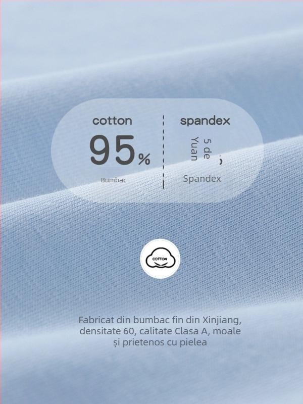 Boxeri pentru băieți, KIDS MAM&DAD, 95% bumbac, Clasa A, fără cusături, talie înaltă