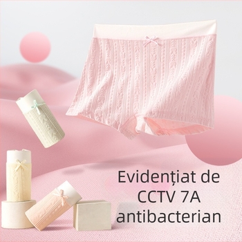 Boxeri pentru fete Sakurajisen – bumbac pur, Clasa A, 95% bumbac + 5% elastan, croială confortabilă fără presiune, pentru fete 8+ ani (140 cm+), Vara 2024