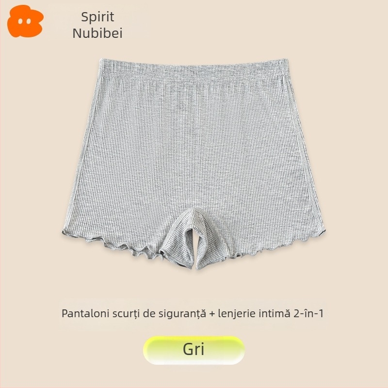 Chiloți pentru fete din bumbac, cu șorturi de siguranță 2 în 1, 92% bumbac, pentru copii 3–8 ani, Nubi Elf