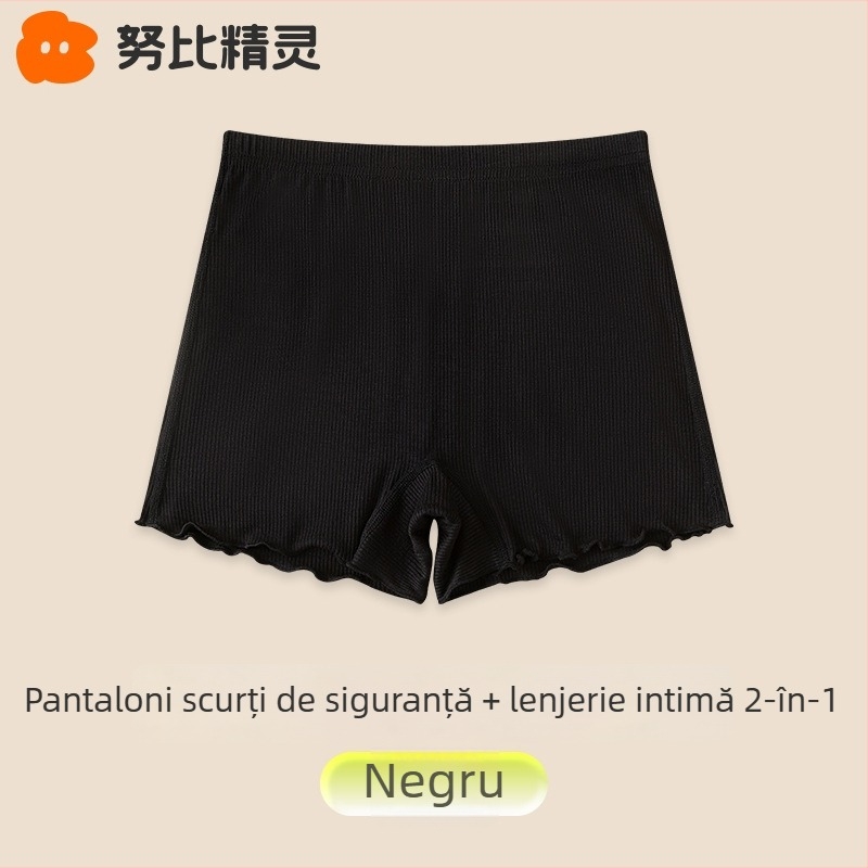 Chiloți pentru fete din bumbac, cu șorturi de siguranță 2 în 1, 92% bumbac, pentru copii 3–8 ani, Nubi Elf