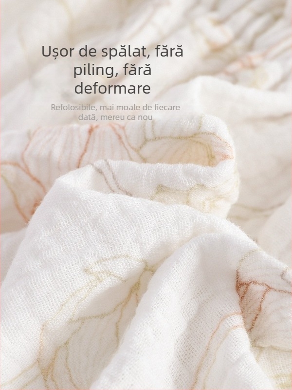 Pantaloni de antrenament pentru bebeluți din tifon – antibacteriali, respirabili, siguranță Clasă A, pentru sugari și copii mici (0–3 ani)