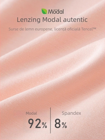 Chiloți pentru fete din modal, boxer briefs, Clasă A, fără strângere, 92% modal, Warm Buds, Vara 2024