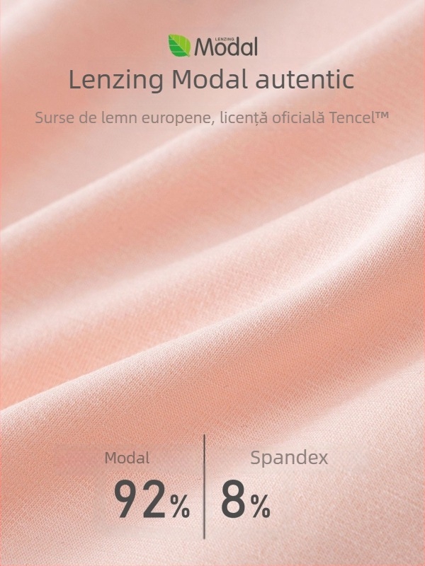 Chiloți pentru fete din modal, boxer briefs, Clasă A, fără strângere, 92% modal, Warm Buds, Vara 2024