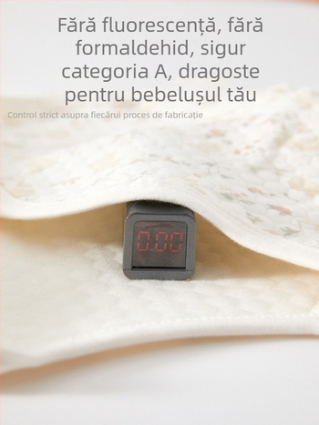 Top pentru nou-născuți, din bumbac 100%, stil călugăr, guler rotund, fără glugă, pentru iarnă