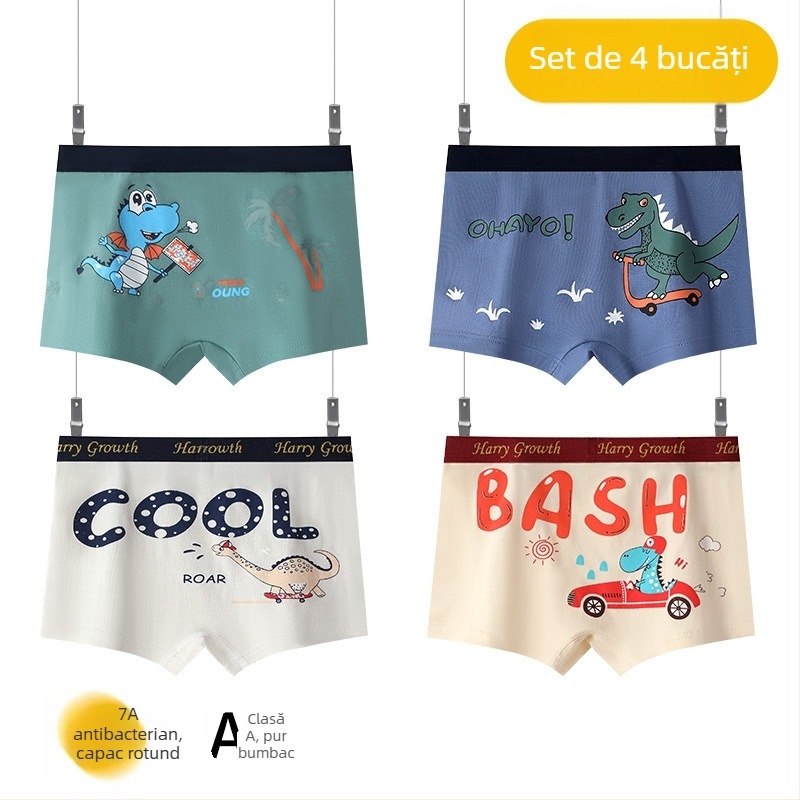 Slip băieți din bumbac 95%, pentru copii 1–3 ani, marcă Jingqi, Toamnă 2025