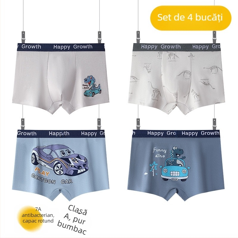 Slip băieți din bumbac 95%, pentru copii 1–3 ani, marcă Jingqi, Toamnă 2025