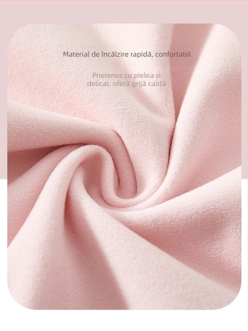 Set de pijamale pentru copii din catifea, talie înaltă pentru protecția burții — material moale și îngroșat din poliester, model cu desene animate, potrivit pentru nou-născuți (0–12 luni) primăvară, toamnă, iarnă