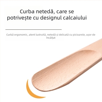 Shoehorn din lemn, stil figurativ, casual zilnic, model XB-2630, potrivit pentru toate sezoanele