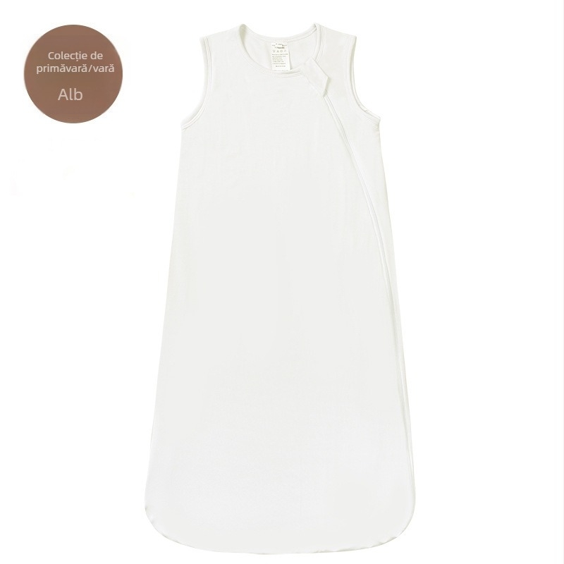 Sac de dormit pentru copii din fibră de bambus, primăvară-vară, pentru 0–1 ani, lavabil