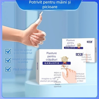 Youaike Plăstră pentru fisuri uscate – bandaj elastic respirabil, țesătură nețesută, grosime 0.5 mm, durată de viață 3 ani