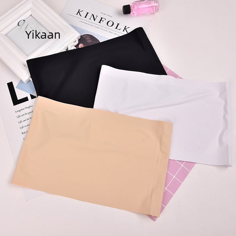 Sutien fără bretele, din ice silk, pentru vară; stil wrap pentru torace; cupe: superioare subțiri / inferioare groase; material principal 90–95% poliester