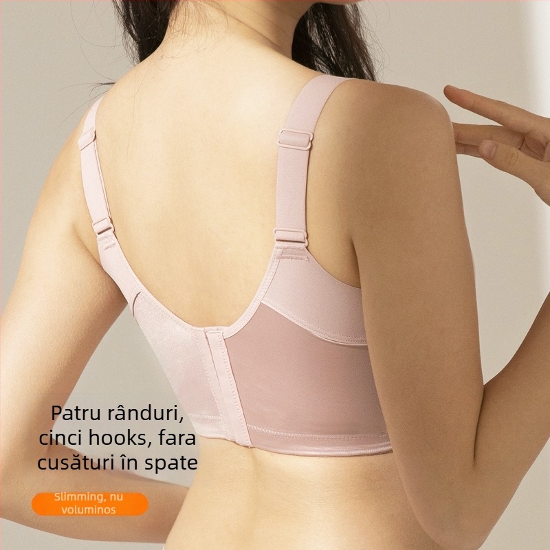 Yasatier Sutien tub tip, nailon cu dublă elasticitate, căptușeală din bumbac, cupă subțire turnată, cupă completă, respirant și modelator