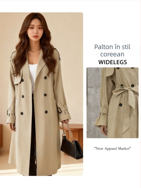 Geacă de vânt pentru femei, lungime medie, guler înalt, material poliester, croială lejeră.