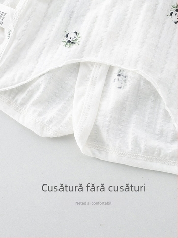 Pijamă bebeluși din bumbac, ultra-subțire, respirabilă, guler rotund, fără glugă, 100% bumbac, tratament moale, 0–12 luni