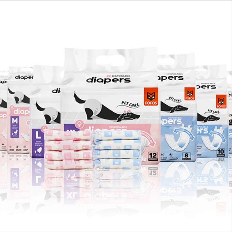 Scutece pentru câini cu plăci absorbante de urină, din țesătură nețesută – utilizare zilnică, călătorii, pentru mai multe animale