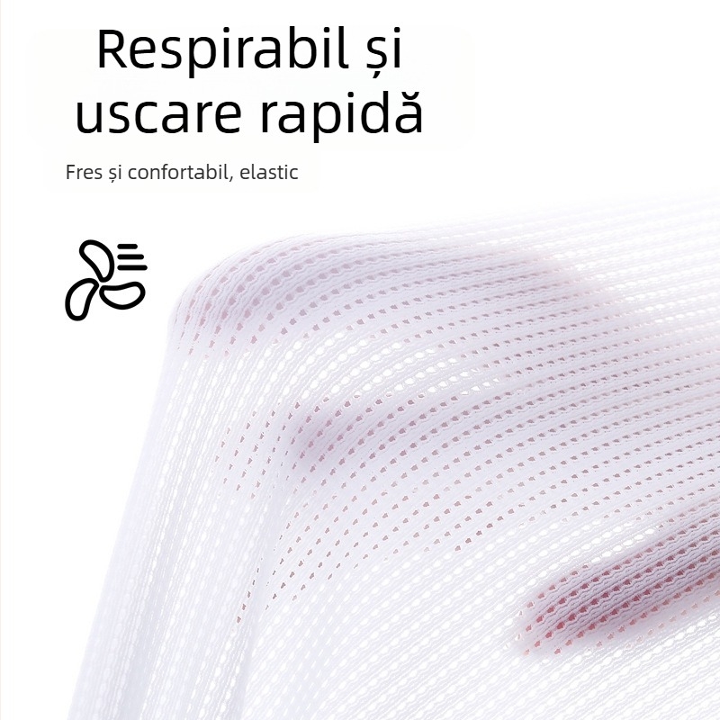  Sutien pentru fete, stil vestă, din nylon cu căptușeală de bumbac, cupe pline cu formă ultra-subțire din mătase-cotton, fără sârmă, bretele fixe duble