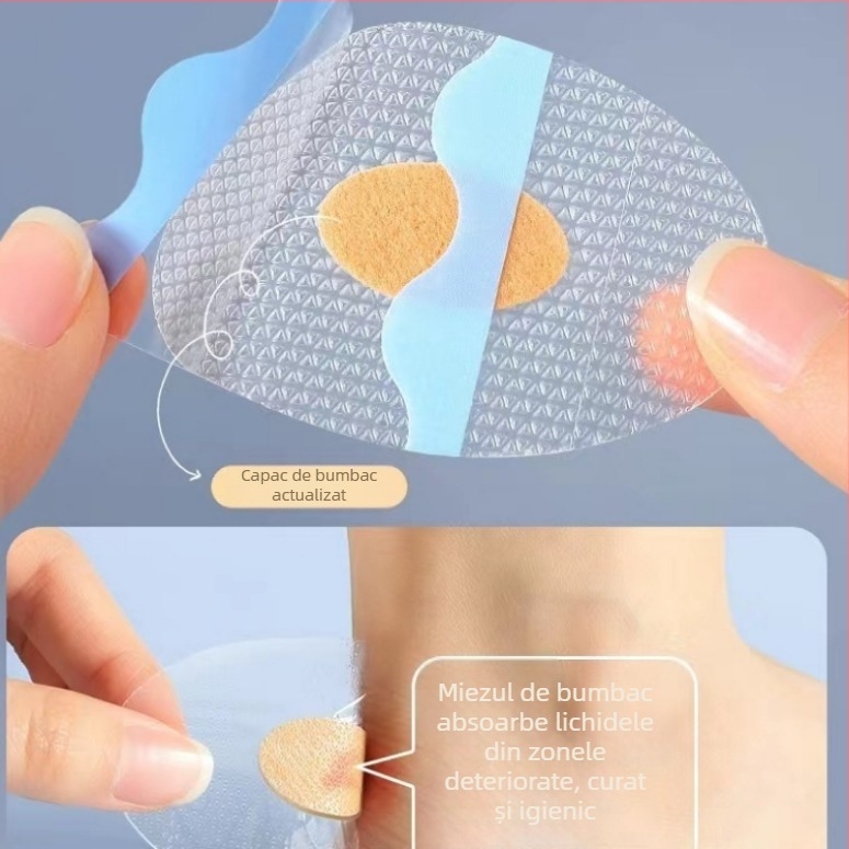 Protecții de călcâie din gel de siliciu, transparente și impermeabile, scut invizibil pentru călcâi și diferite tipuri de încălțăminte: sport, piele, sandale, casual și papuci