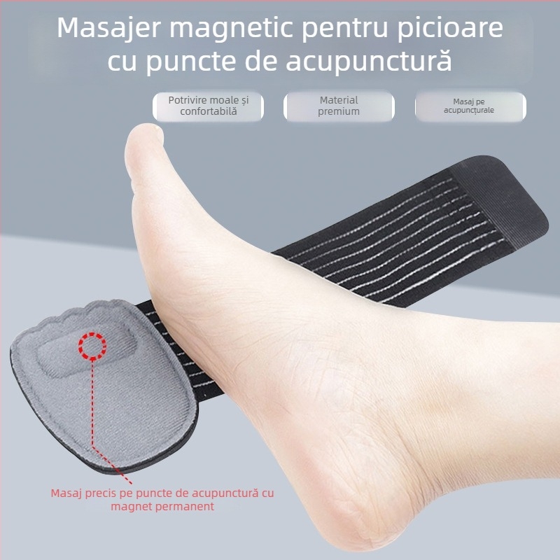 Insolă magnetică pe jumătate reglabilă cu masaj de acupunctură, pernă frontală, pentru adidași, ghete și încălțăminte casual