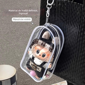 Organizator suspensiv pentru depozitare, PVC, stil poșetă, multifuncțional, pentru dormitor și păpuși, design drăguț desen animat